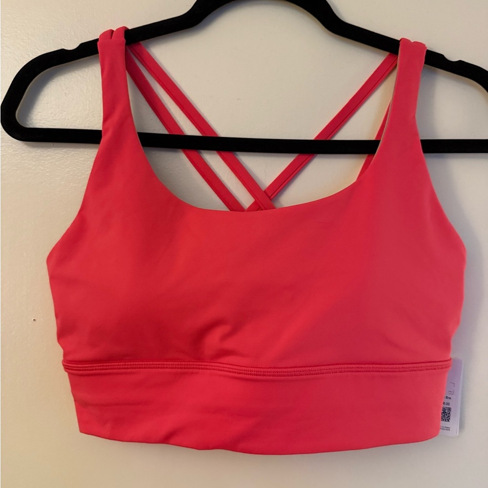 Lululemon Athletica Vibrant Pink Sports Bra (Lipgloss Color)